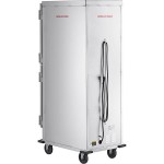 Avantco HTI-1836DC Full Size Insulated Heated Holding Cabinet with Clear Dutch Doors - 120V