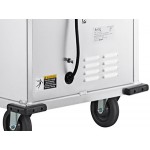 Avantco HTI-1836DC Full Size Insulated Heated Holding Cabinet with Clear Dutch Doors - 120V