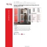 Avantco HTI-1836DC Full Size Insulated Heated Holding Cabinet with Clear Dutch Doors - 120V