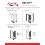 Avantco HTI-1836DC Full Size Insulated Heated Holding Cabinet with Clear Dutch Doors - 120V