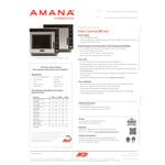 Amana RC30S2 Heavy-Duty Stainless Steel Commercial Microwave Oven with Push Button Controls - 208/240V, 3000W Amana RC30S2 Heavy-Duty Stainless Steel Commercial Microwave Oven with Push Button Controls - 208/240V, 3000W