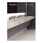 Sloan 3873075 Vitreous China Wall Mounted Ledgeback TAS Compliant Lavatory with SloanTec Glaze and 4