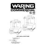 Waring WFP14SW 3.5 Qt. Clear Batch Bowl Food Processor - 1 hp