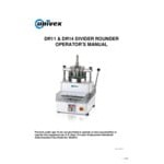 Univex DR14 14-Part Countertop Dough Manual Divider / Electric Rounder - 115V, 1/2 hp