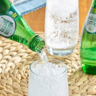 Maison Perrier Sparkling Natural Mineral Water 330 mL Glass Bottle - 24/Case