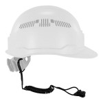 Ergodyne Squids 3158 2 lb. Black Coiled Hard Hat Lanyard with Clamp 19158 Ergodyne Squids 3158 2 lb. Black Coiled Hard Hat Lanyard with Clamp 19158