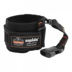 Ergodyne Squids 3158 2 lb. Black Coiled Hard Hat Lanyard with Clamp 19158 Ergodyne Squids 3158 2 lb. Black Coiled Hard Hat Lanyard with Clamp 19158