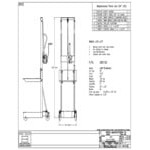 Wesco Industrial Products Lite-Lift 500 lb. 4-Wheel Winch Pedalift with 20