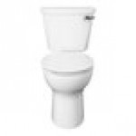 American Standard Cadet PRO Right Height 215BA105.020 White Vitreous China Floor-Mount Chair Height Round Toilet with 12