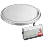 Taylor 5265117 440 lb. Digital Stainless Steel Keg Scale with 16