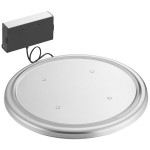 Taylor 5265117 440 lb. Digital Stainless Steel Keg Scale with 16