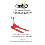 Vestil Steel Low Profile Pallet Truck with 27 Vestil Steel Low Profile Pallet Truck with 27