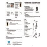 Bobrick B-855 Designer Series 34 oz. Brushed Nickel Counter-Mounted Automatic Liquid Soap Dispenser
