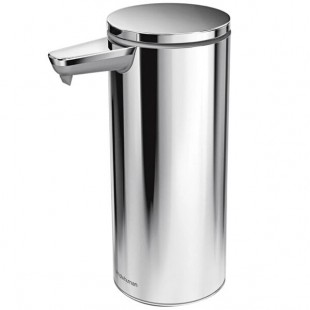 Simplehuman ST1092 9 oz. Polished Stainless Steel Soap / Sanitizer Dispenser with Touchless Sensor Pump Simplehuman ST1092 9 oz. Polished Stainless Steel Soap / Sanitizer Dispenser with Touchless Sensor Pump
