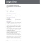 Simplehuman ST1092 9 oz. Polished Stainless Steel Soap / Sanitizer Dispenser with Touchless Sensor Pump Simplehuman ST1092 9 oz. Polished Stainless Steel Soap / Sanitizer Dispenser with Touchless Sensor Pump