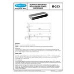 Bobrick B-253 Paper Towel Roll Holder for 6 Bobrick B-253 Paper Towel Roll Holder for 6