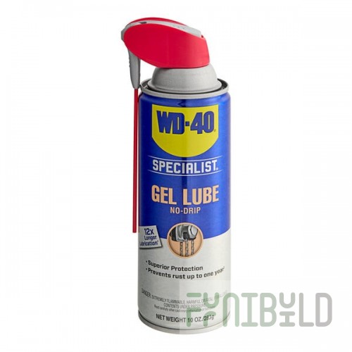 WD-40 300103 Specialist 10 oz. Protective No-Drip Gel Spray Lubricant - 6/Case