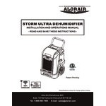 AlorAir Storm Ultra LGR 90 Blue Smart Wi-Fi Enabled Commercial Dehumidifier with Pump - 115V