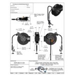 Equip by T&S 5HR-232-01-GH Hose Reel with Garden Hose Adapter and Spray Valve - 35' Hose
