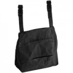 Lavex Premium Blue 3-Shelf Janitor Cart Kit with Yellow Bag, Black Zippered Bag, and Lid