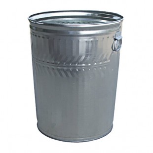 Witt Industries WCD32C 32 Gallon Galvanized Steel Light-Duty Outdoor Commercial Trash Can Witt Industries WCD32C 32 Gallon Galvanized Steel Light-Duty Outdoor Commercial Trash Can