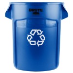 Rubbermaid® FG262073BLUE BRUTE 20 Gallon Blue Round Recycling Can Rubbermaid® FG262073BLUE BRUTE 20 Gallon Blue Round Recycling Can