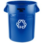 Rubbermaid® FG262073BLUE BRUTE 20 Gallon Blue Round Recycling Can Rubbermaid® FG262073BLUE BRUTE 20 Gallon Blue Round Recycling Can