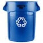Rubbermaid® FG262073BLUE BRUTE 20 Gallon Blue Round Recycling Can Rubbermaid® FG262073BLUE BRUTE 20 Gallon Blue Round Recycling Can