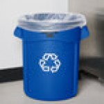Rubbermaid® FG262073BLUE BRUTE 20 Gallon Blue Round Recycling Can Rubbermaid® FG262073BLUE BRUTE 20 Gallon Blue Round Recycling Can