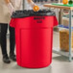 Rubbermaid® FG264300RED BRUTE 44 Gallon Red Round Trash Can Rubbermaid® FG264300RED BRUTE 44 Gallon Red Round Trash Can