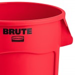 Rubbermaid® FG264300RED BRUTE 44 Gallon Red Round Trash Can Rubbermaid® FG264300RED BRUTE 44 Gallon Red Round Trash Can