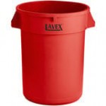 Lavex 32 Gallon Green Round Commercial Trash Can Lavex 32 Gallon Green Round Commercial Trash Can