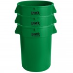 Lavex 32 Gallon Green Round Commercial Trash Can Lavex 32 Gallon Green Round Commercial Trash Can