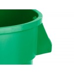Lavex 32 Gallon Green Round Commercial Trash Can Lavex 32 Gallon Green Round Commercial Trash Can
