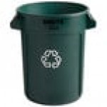 Lavex 32 Gallon Green Round Commercial Trash Can Lavex 32 Gallon Green Round Commercial Trash Can