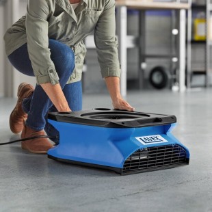 Lavex Variable Speed Low-Profile Air Mover with GFCI Power Outlets - 1/4 hp, 1,100 CFM Lavex Variable Speed Low-Profile Air Mover with GFCI Power Outlets - 1/4 hp, 1,100 CFM