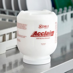 Noble Acclaim 8 lb. / 128 oz. Concentrated Solid Dish Machine Detergent - 4/Case