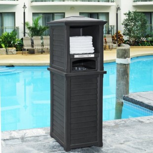 Mayne Lakeland Compact Black Towel Valet Mayne Lakeland Compact Black Towel Valet