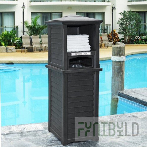 Mayne Lakeland Compact Black Towel Valet