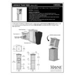 Mayne Lakeland Compact Black Towel Valet Mayne Lakeland Compact Black Towel Valet