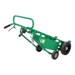 Valley Craft 800 lb. 4-Wheel Battery-Powered Steel Drum Truck with Standard Chime Hook F89484