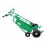Valley Craft 800 lb. 4-Wheel Battery-Powered Steel Drum Truck with Standard Chime Hook F89484