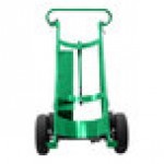 Valley Craft 800 lb. 4-Wheel Battery-Powered Steel Drum Truck with Standard Chime Hook F89484