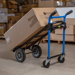 Harper 900 lb. 4-in-1 Quick Change Hand Truck with Dual Handles and 10 Harper 900 lb. 4-in-1 Quick Change Hand Truck with Dual Handles and 10