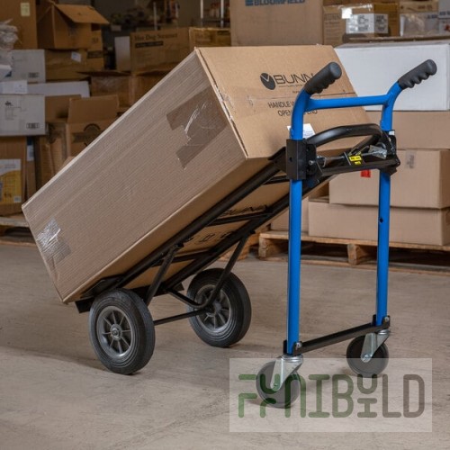 Harper 900 lb. 4-in-1 Quick Change Hand Truck with Dual Handles and 10