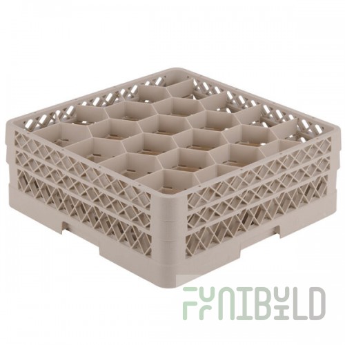 Vollrath TR13GGG Traex® Rack Max Full-Size Beige 20-Compartment 5 1/8