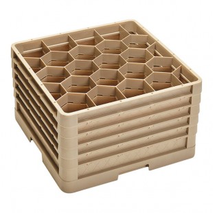 Vollrath CR11GGGGG Traex® Rack Max 20 Compartment Beige Full-Size Closed Wall 11