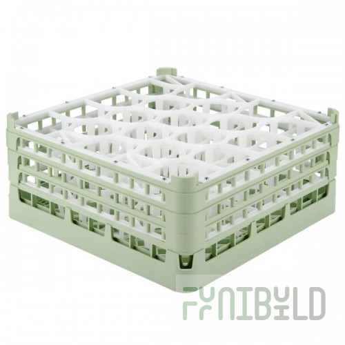 Vollrath 52707 Signature Lemon Drop Full-Size Light Green 20-Compartment 7 11/16