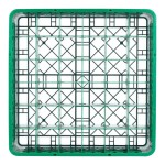Noble Warewashing 36-Compartment Gray Full-Size Glass Rack with 2 Green Extenders Noble Warewashing 36-Compartment Gray Full-Size Glass Rack with 2 Green Extenders