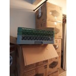 Noble Warewashing 36-Compartment Gray Full-Size Glass Rack with 2 Green Extenders Noble Warewashing 36-Compartment Gray Full-Size Glass Rack with 2 Green Extenders